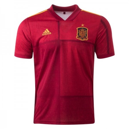 Billiga Fotbollströjor Spanien Hjemma tröja EM 2020 Kortärmad